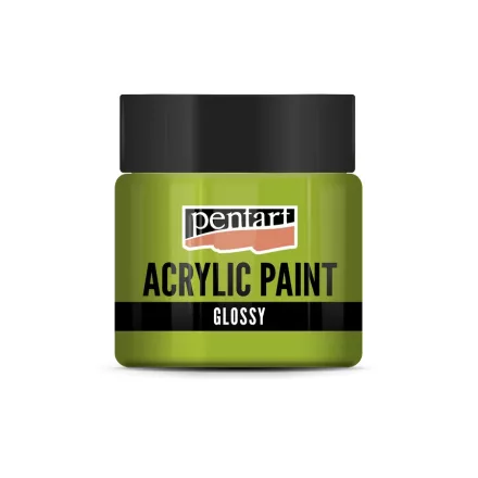 Fényes akrilfesték ALMAZÖLD 50ml | Pentart