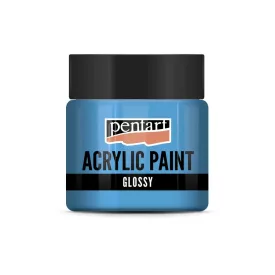 Fényes akrilfesték VILÁGOSKÉK 50ml | Pentart