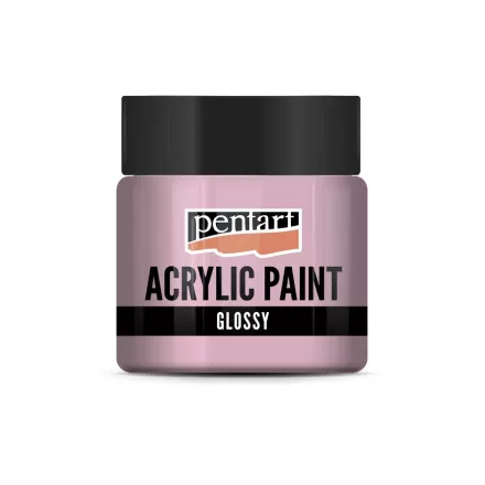 Fényes akrilfesték RÓZSASZÍN 50ml | Pentart