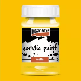 Matt akrilfesték - NAPSÁRGA 100ml | Pentart