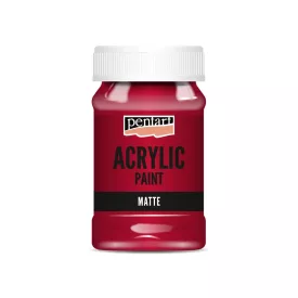 Matt akrilfesték - PIROS 100ml | Pentart