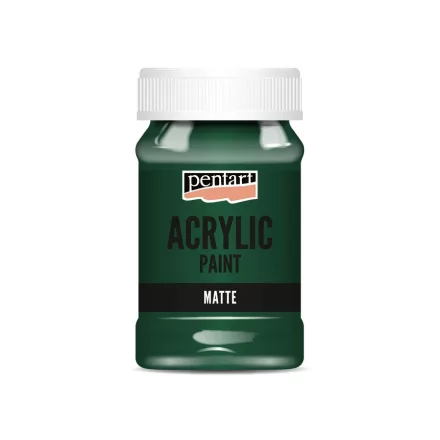 Matt akrilfesték - FENYŐZÖLD 100ml | Pentart