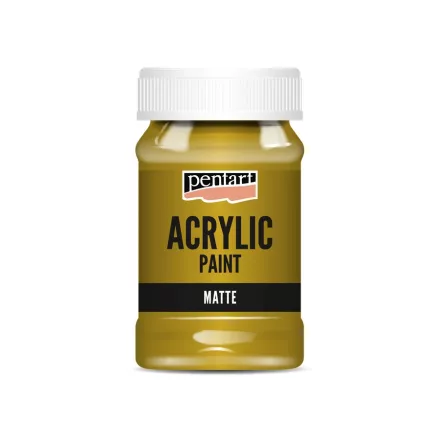 Matt akrilfesték - OKKER 100ml | Pentart