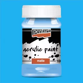 Matt akrilfesték - VILÁGOSKÉK 100ml | Pentart
