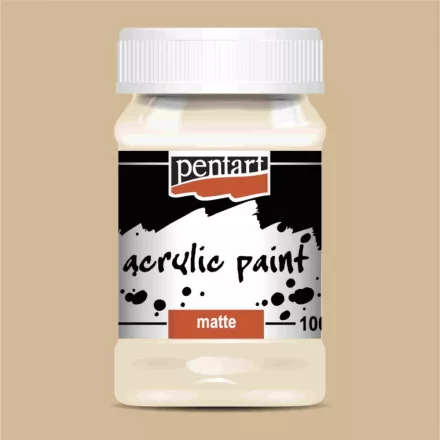Matt akrilfesték - BÉZS 100ml | Pentart
