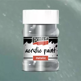 Metál akrilfesték EZÜST 100ml | Pentart