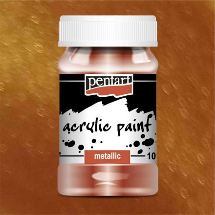 Metál akrilfesték BRONZ 100ml | Pentart