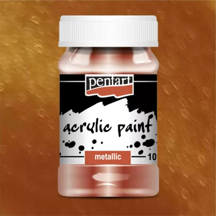 Metál akrilfesték BRONZ 100ml | Pentart