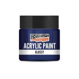 Fényes akrilfesték SÖTÉTKÉK 50ml | Pentart