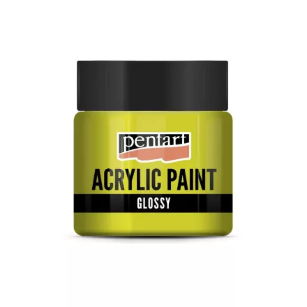 Fényes akrilfesték LIME 50ml | Pentart