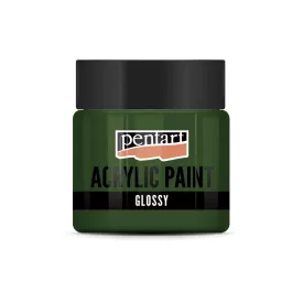 Fényes akrilfesték FENYŐZÖLD 50ml | Pentart