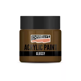 Fényes akrilfesték GESZTENYE 50ml | Pentart
