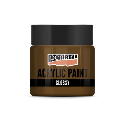 Fényes akrilfesték GESZTENYE 50ml | Pentart