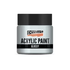Fényes akrilfesték JÉGKÉK 50ml | Pentart