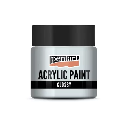 Fényes akrilfesték JÉGKÉK 50ml | Pentart