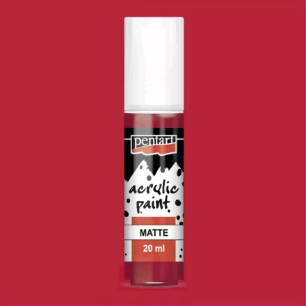 Matt akrilfesték - VÖRÖSBOR 20ml | Pentart