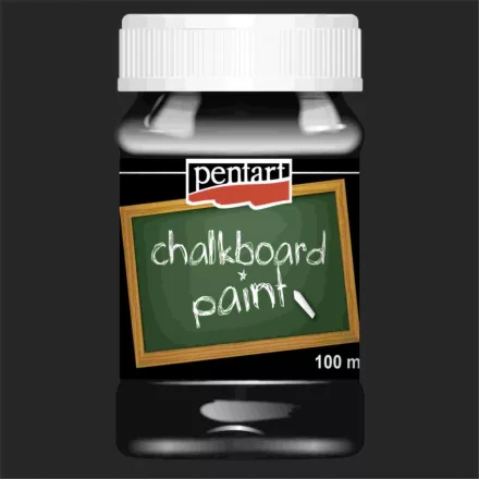 Táblafesték fekete 100ml | Pentart 