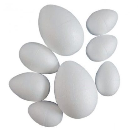 Polisztirol tojás 10cm magas