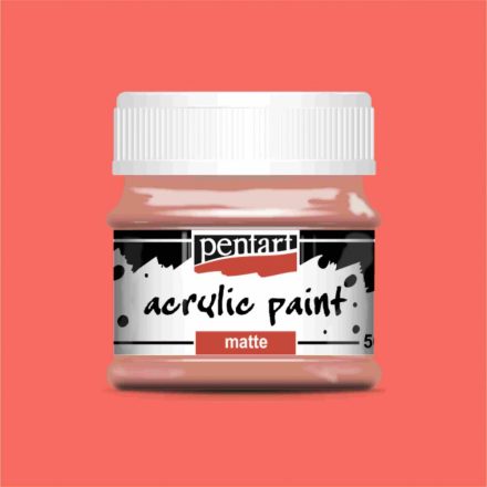 Matt akrilfesték - KORALL 50ml | Pentart