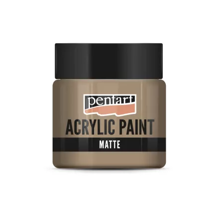 Matt akrilfesték - SÖTÉTHOMOK 50ml | Pentart