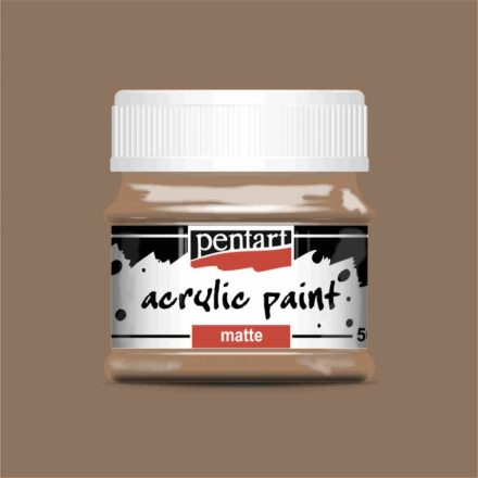 Matt akrilfesték - MARS BARNA 50ml | Pentart