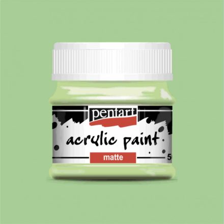 Matt akrilfesték - MOJITO ZÖLD 50ml | Pentart