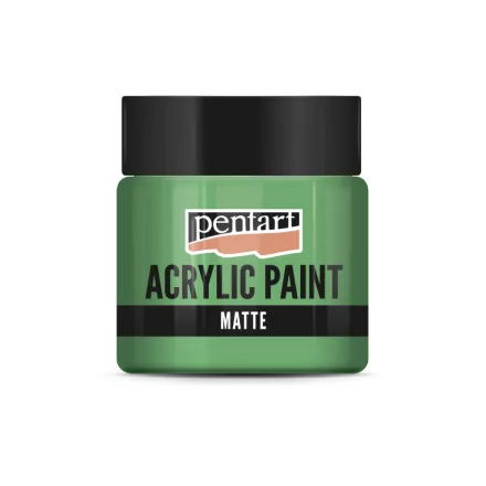 Matt akrilfesték - PAPAGÁJZÖLD 50ml | Pentart