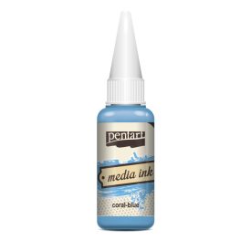 Média tinta korallkék 20ml | Pentart 