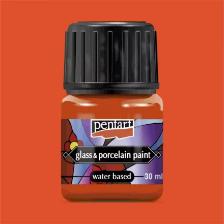 Üveg és porcelánfesték NARANCS 30ml | Pentart 
