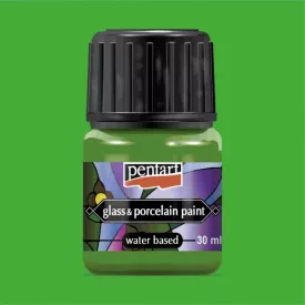 Üveg és porcelánfesték ALMAZÖLD 30ml | Pentart 