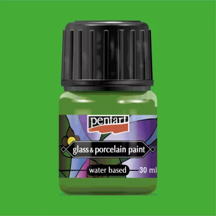 Üveg és porcelánfesték ALMAZÖLD 30ml | Pentart 