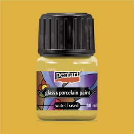 Üveg és porcelánfesték ARANY 30ml | Pentart 