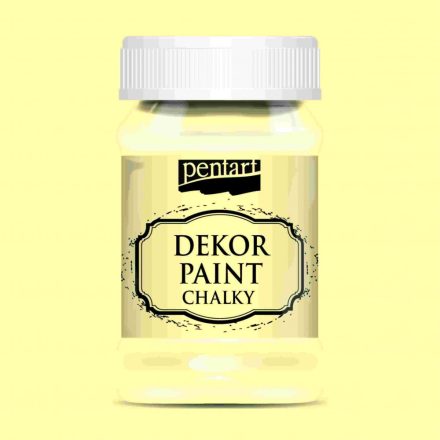 Dekor krétafesték SÁRGA 100ml Pentart