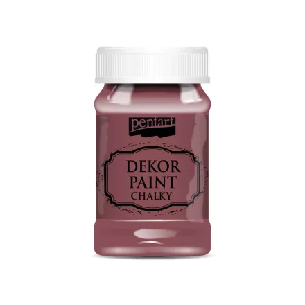 Dekor krétafesték BURGUNDI VÖRÖS 100ml Pentart