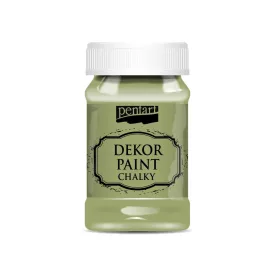 Dekor krétafesték OLIVA 100ml Pentart