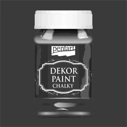 Dekor krétafesték FEKETE 100ml Pentart