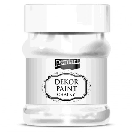 Dekor krétafesték FEHÉR 230ml Pentart 