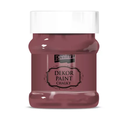 Dekor krétafesték BURGUNDI VÖRÖS 230ml Pentart 