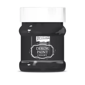 Dekor krétafesték FEKETE 230ml Pentart 