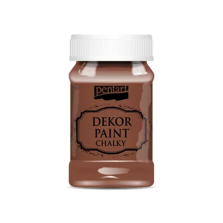 Dekor krétafesték BARNA 100ml Pentart