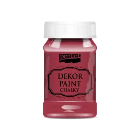 Dekor krétafesték KARDINÁLPIROS 100ml Pentart
