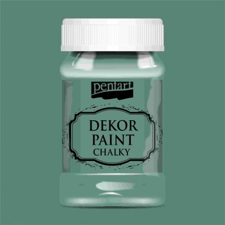 Dekor krétafesték TÜRKIZZÖLD 100ml Pentart