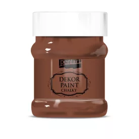 Dekor krétafesték BARNA 230ml Pentart 