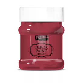 Dekor krétafesték KARDINÁLPIROS 230ml Pentart 