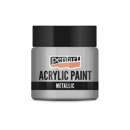 Metál akrilfesték EZÜST  50ml | Pentart