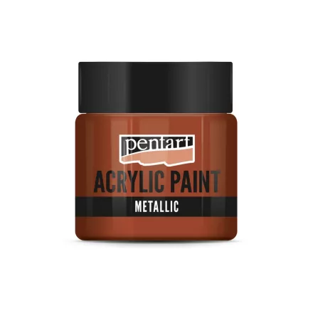 Metál akrilfesték VÖRÖSRÉZ  50ml | Pentart