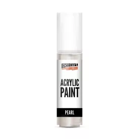 Gyöngyház akrilfesték fehér 20ml | Pentart 