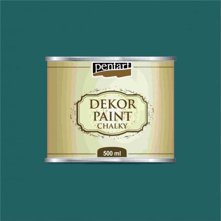 Dekor krétafesték MÉREGZÖLD 500ml Pentart
