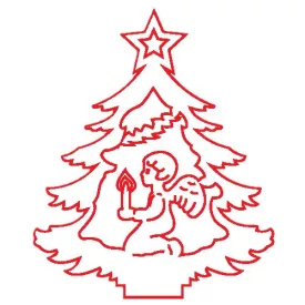 Fafigura, 5 db/csomag - fenyő 118