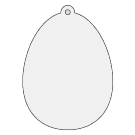 Fa figura - függeszthető tojás